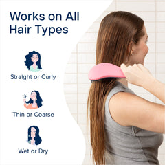 Crave Naturals Glide Thru hair flow demonstrates versatile detangling