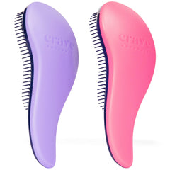 Crave Naturals Glide Thru pink pack of 2 for fast detangling