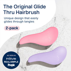 Crave Naturals Glide Thru purple pack of 2 offers gentle detangling
