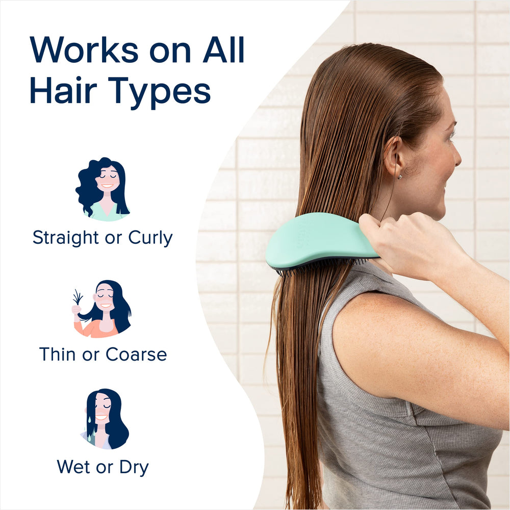 Crave Naturals Glide Thru for wet hair gliding through strands with no snag.