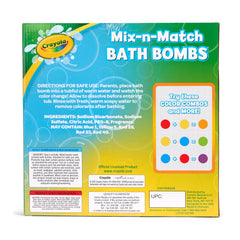 Crayola Color-Twist bath bombs surprise-core close-up highlighting hidden color for playful baths.