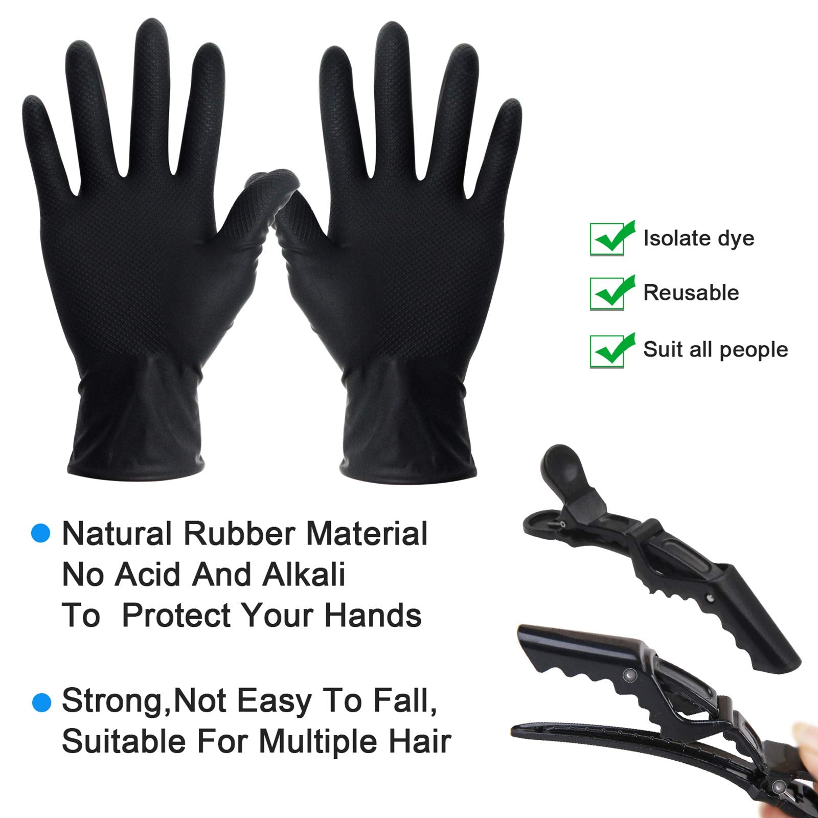 CREATESTAR hair dye kit comb for professional sectioning and smooth distribution