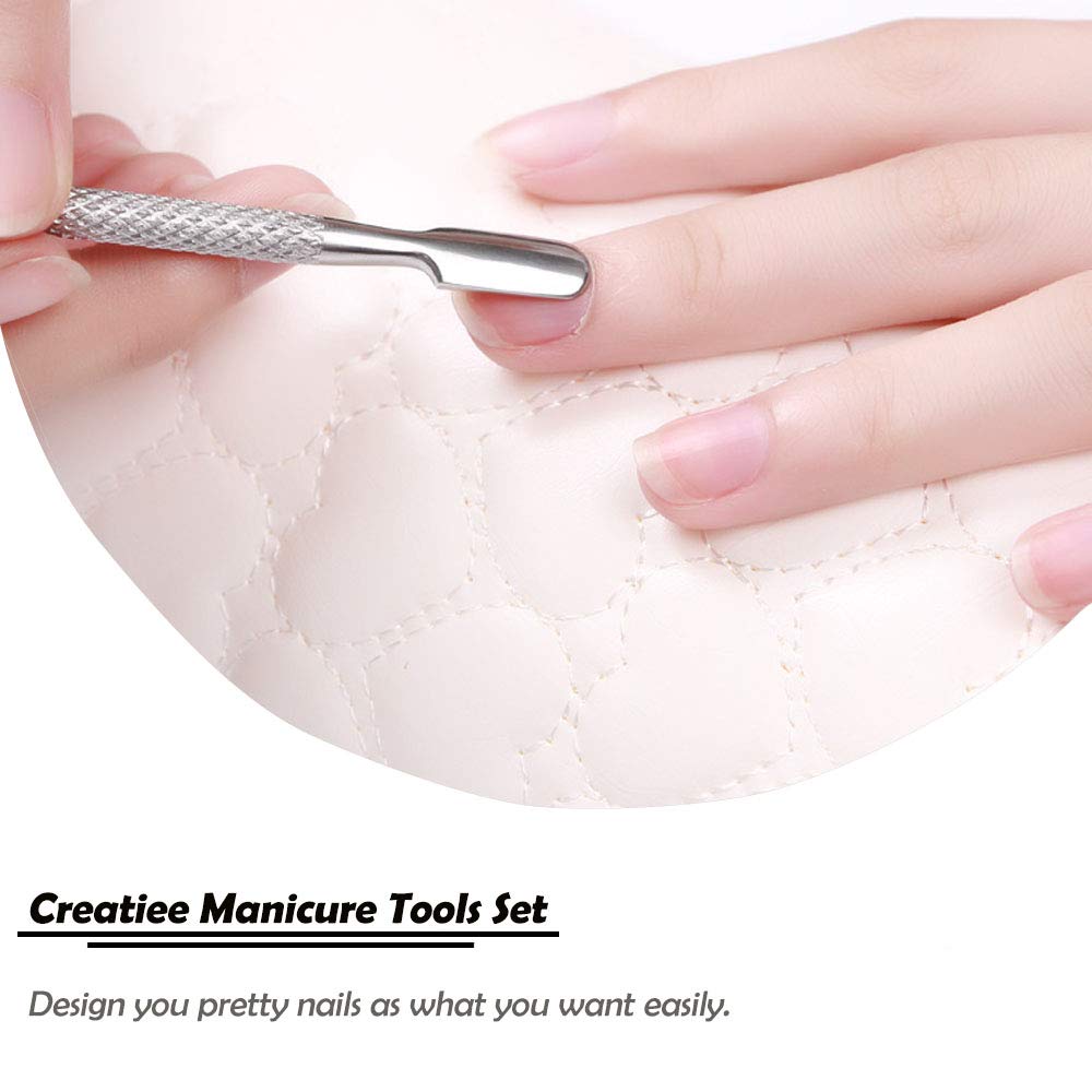 Creatiee-Pro 10-piece manicure set ideal for home or spa use