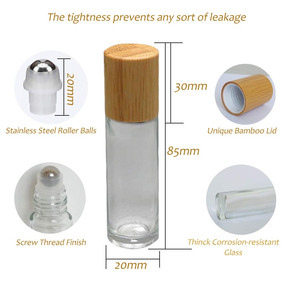 Creatiee-Pro eco-friendly clear perfume sample bottle with visible contents