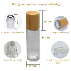 Creatiee-Pro eco-friendly clear perfume sample bottle with visible contents