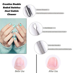 Creatiee-Pro stainless steel cuticle tools show durability