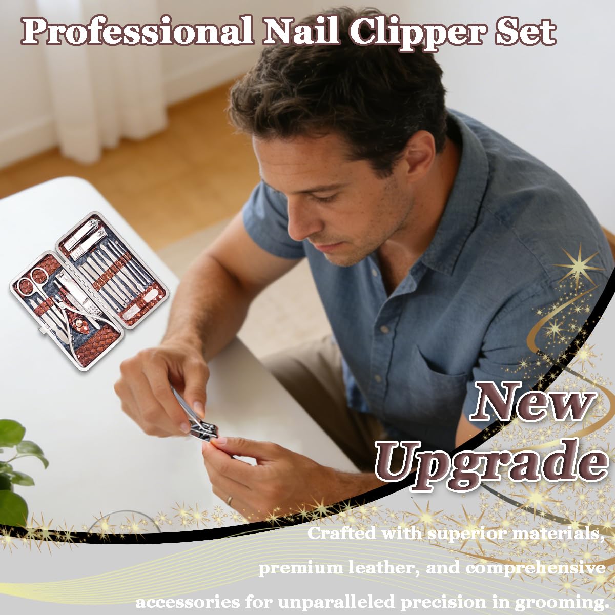 Credon all in one toolset designed for mani pedis and brows.
