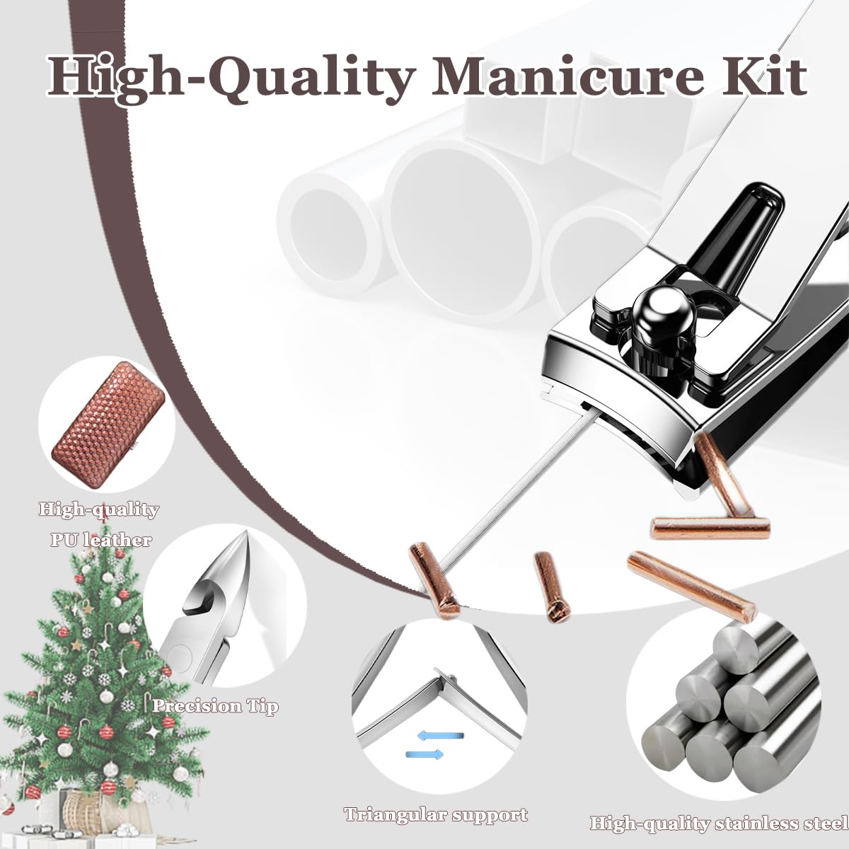 Credon precise trimming blades with clean edge for nail shaping.