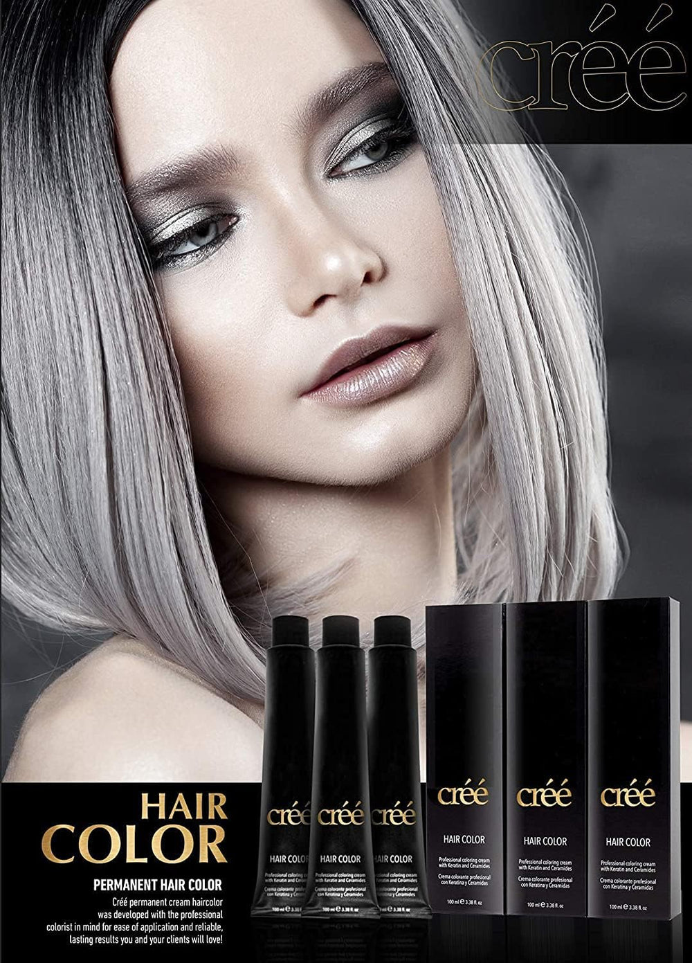 Créé Cree full-head application yields rich permanent color and coverage