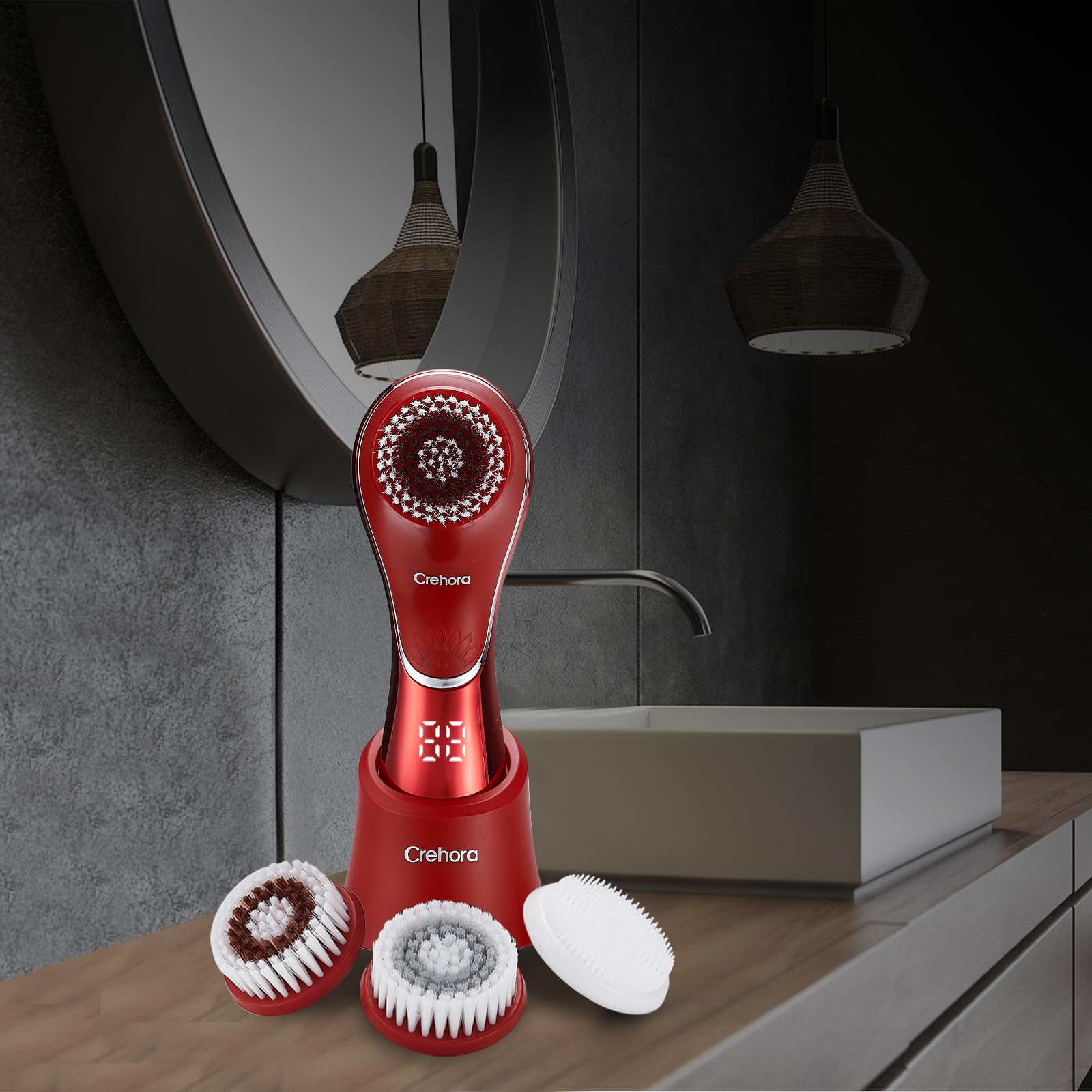 Crehora gift-ready facial cleansing brush ideal for gifting.
