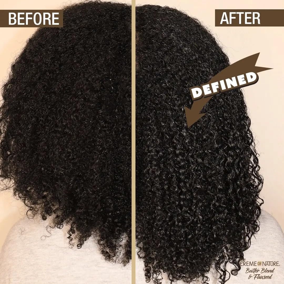 Creme of Nature Curl Elongater Jelly smooths flyaways and edges for sleek style.