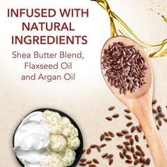 Creme of Nature leave-in butter blend hands applying for detangling.