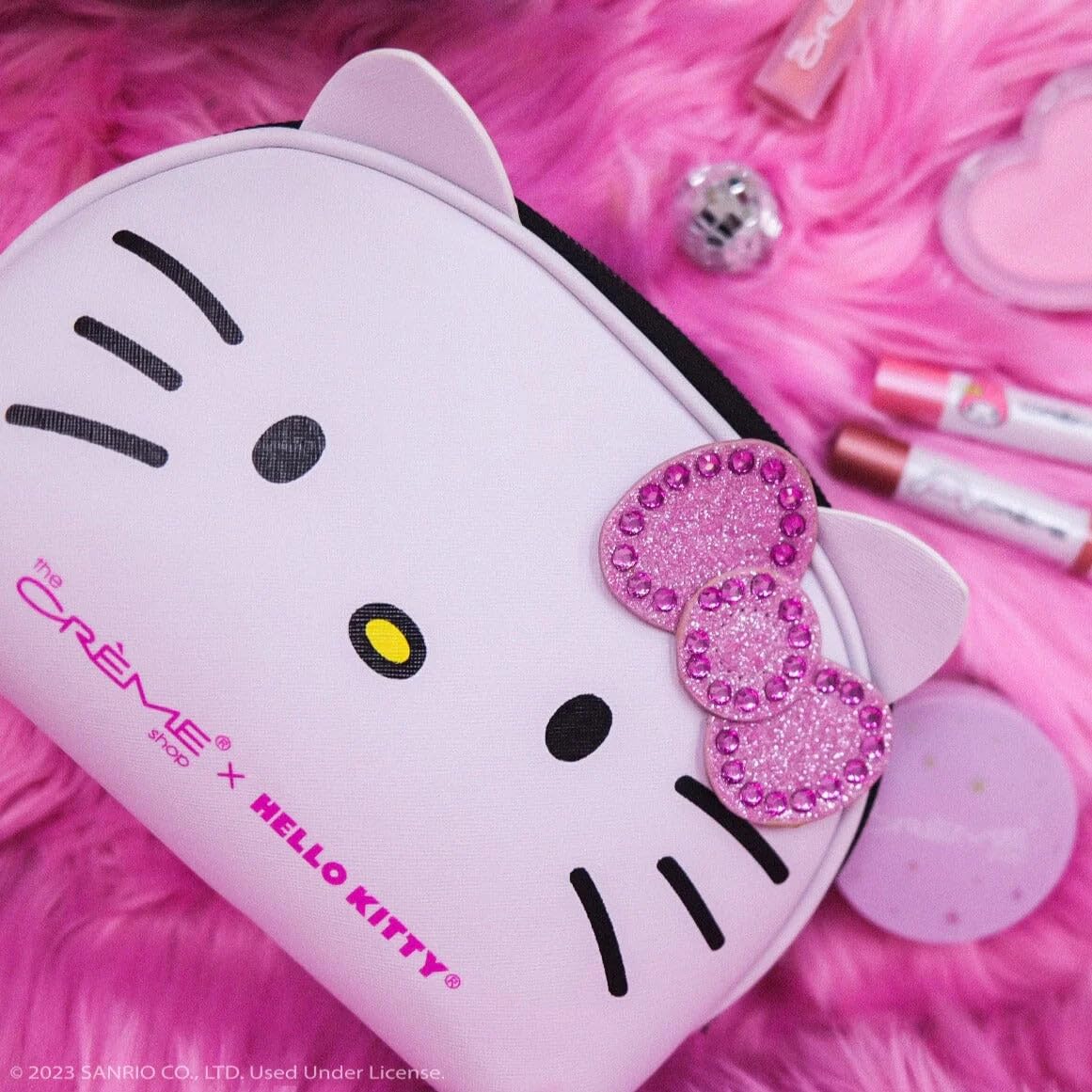 The Crème Shop Hello Kitty Y2K pouch limited edition packaging collectable feel.