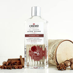 Cremo All Season Body Wash bottle-lather captures rich scent for a mood-boosting shower.