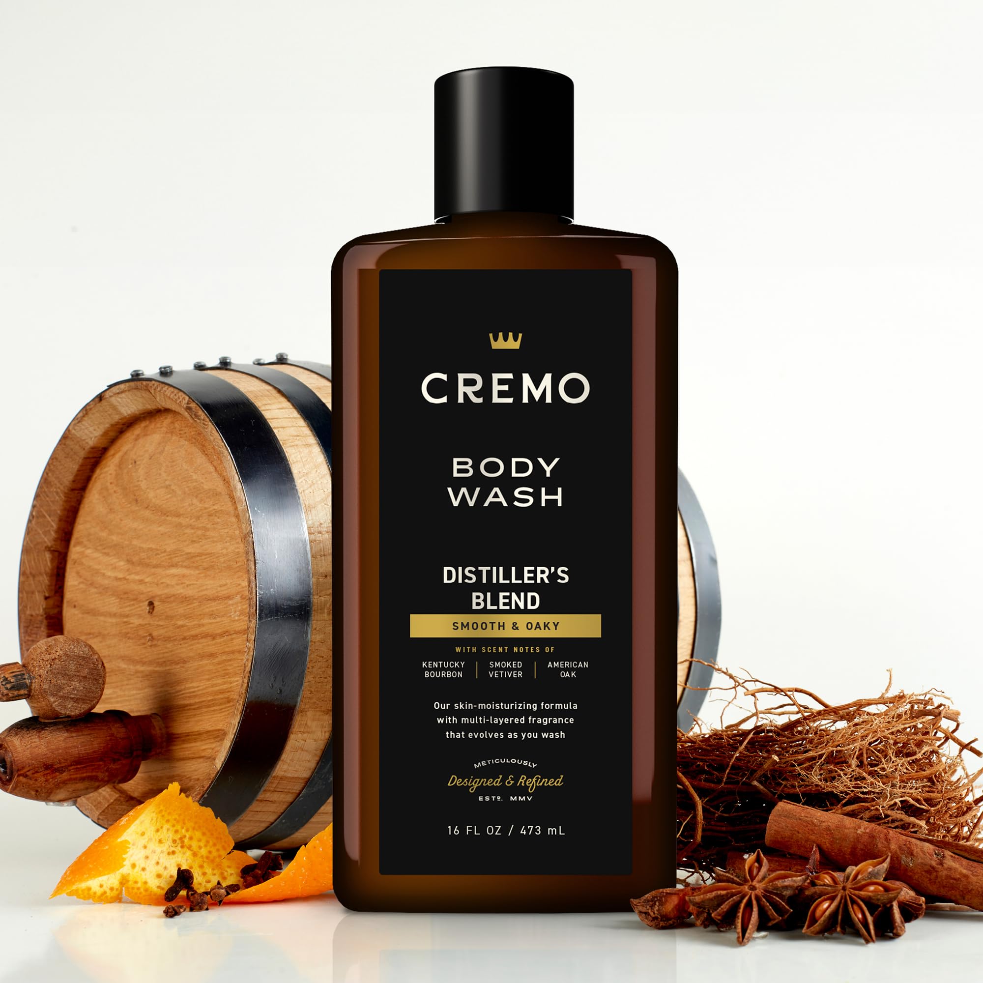 Cremo mens body wash grooming routine visual for daily care