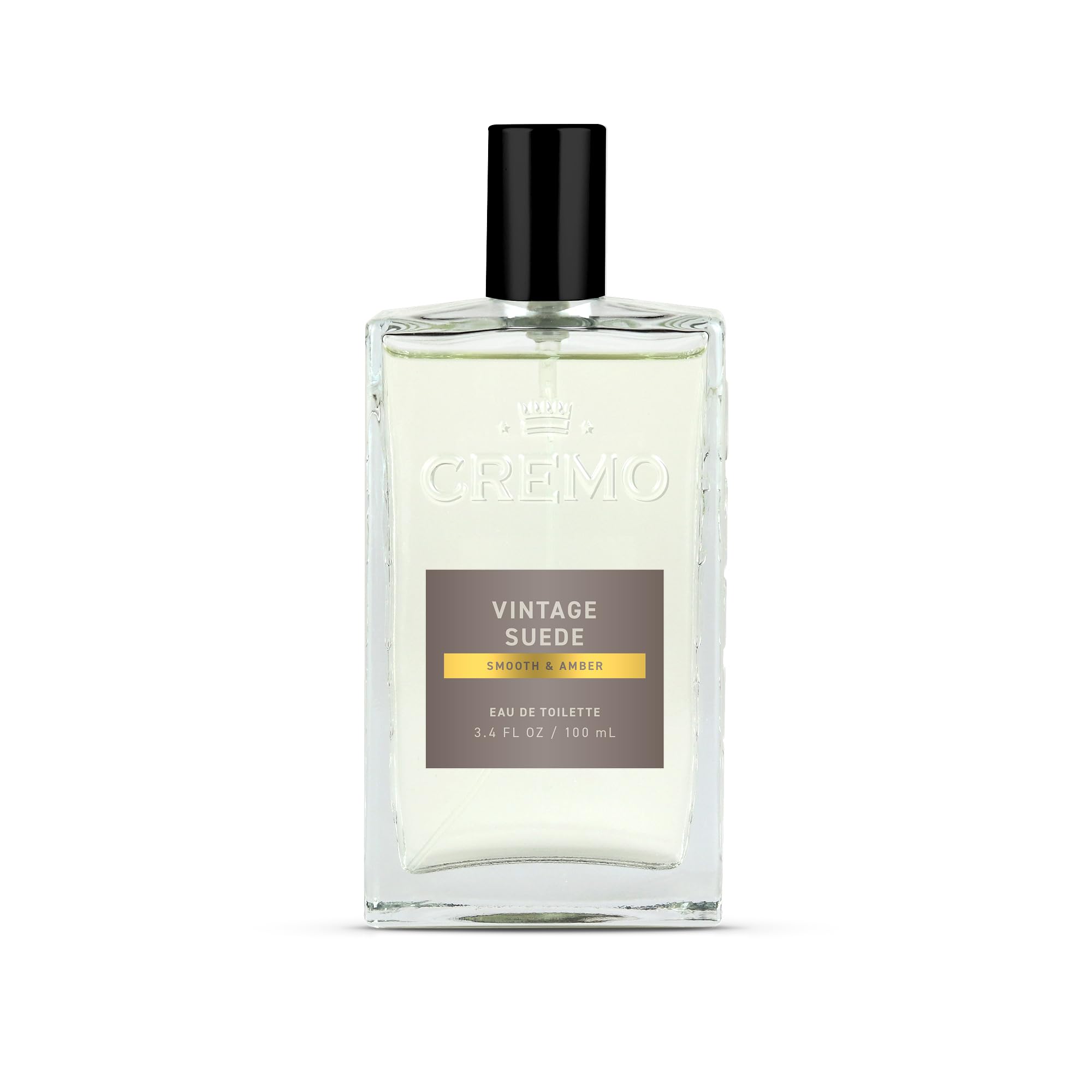 Cremo Vintage Suede bottle spray for daily refined fragrance