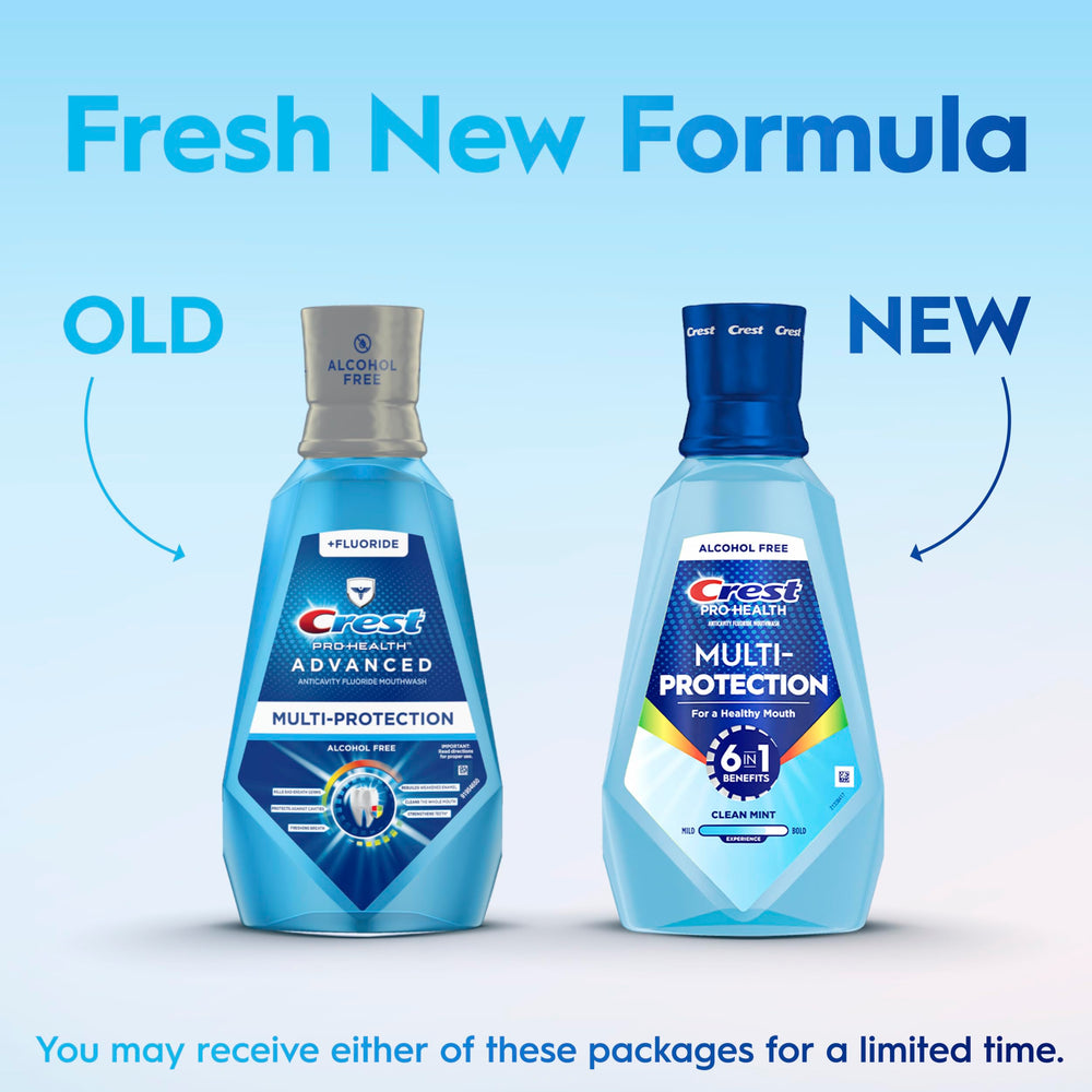 Crest back label ingredients and directions highlighting clarity and trust
