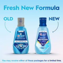 Crest back label ingredients and directions highlighting clarity and trust
