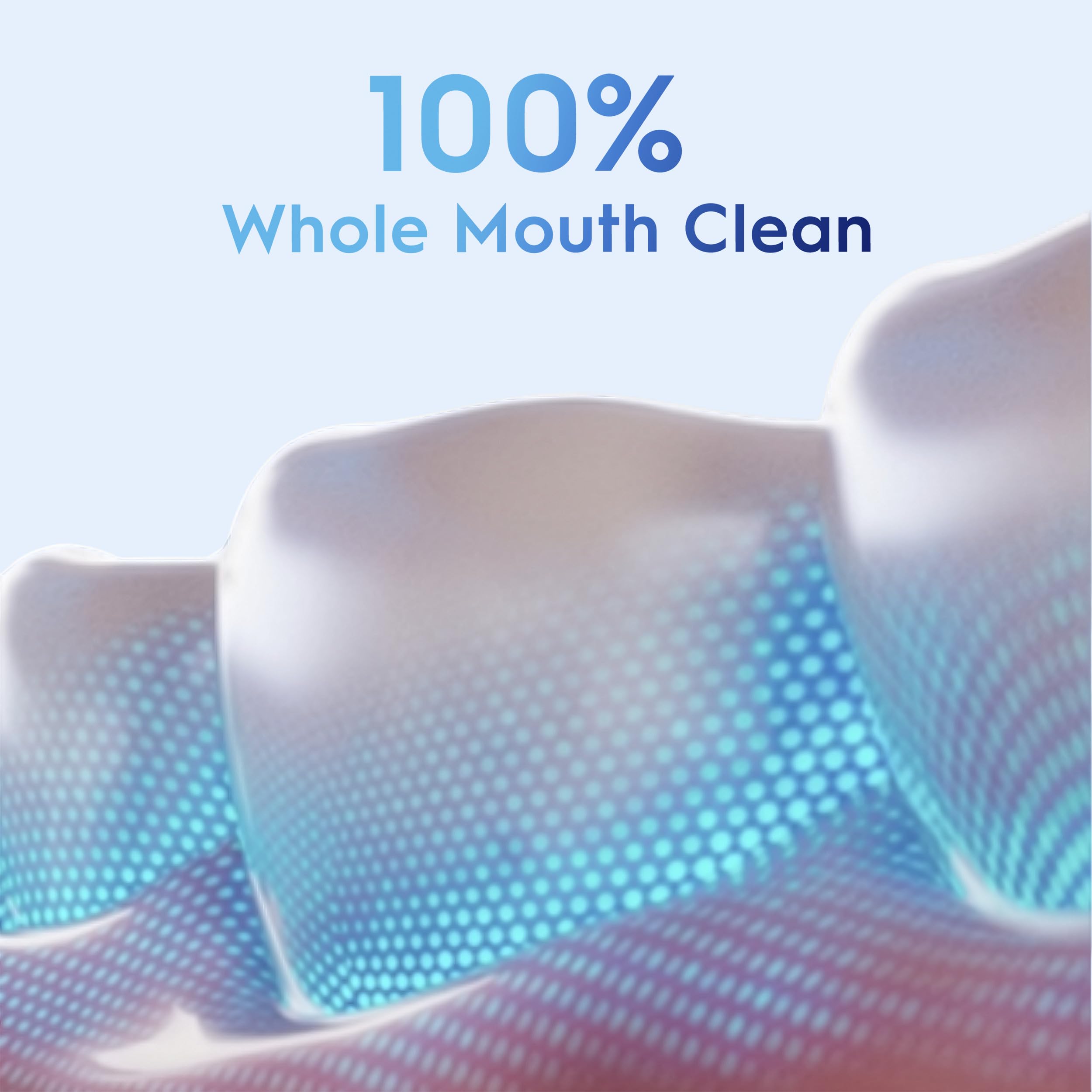 Close-up of Crest Pro-Health liquid texture emphasizing smooth rinse