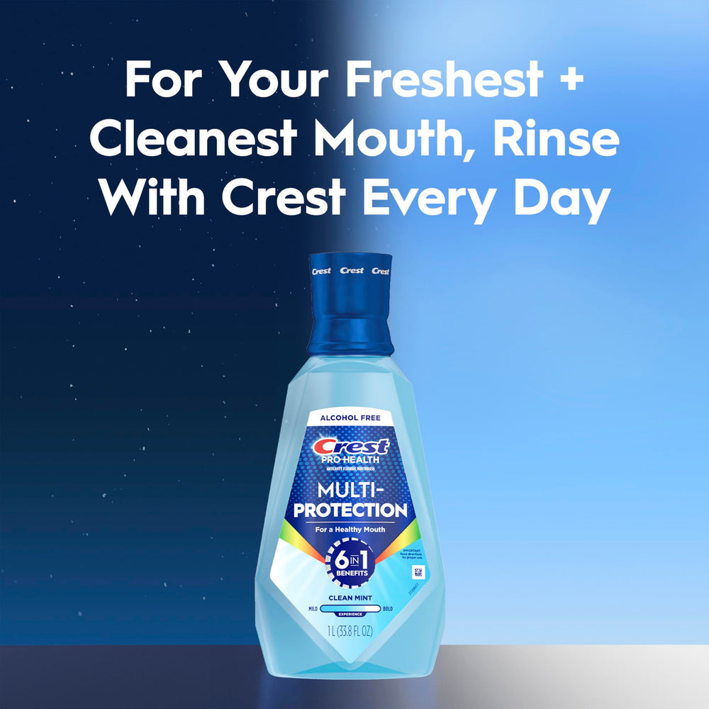 Crest bottle texture closeup showing spill-resistant design benefit