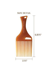 Cricket Hair Pick wide-teeth-glide captures gentle detangling without pulling