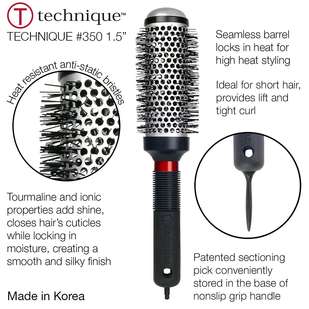 Cricket Technique #350 seamless barrel highlights heat-retention for efficient styling