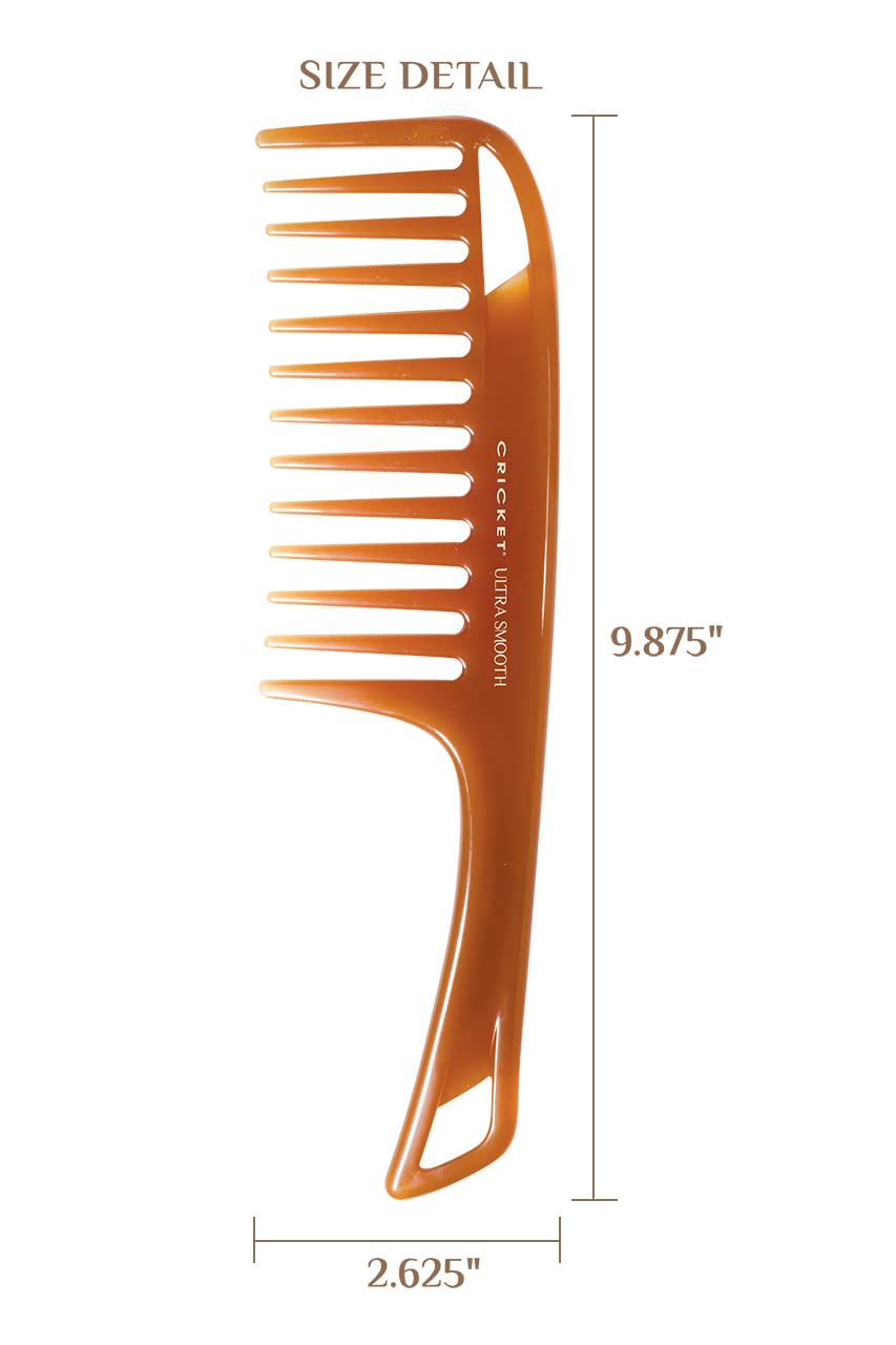Cricket detangler after styling, hair shine and smoothness.