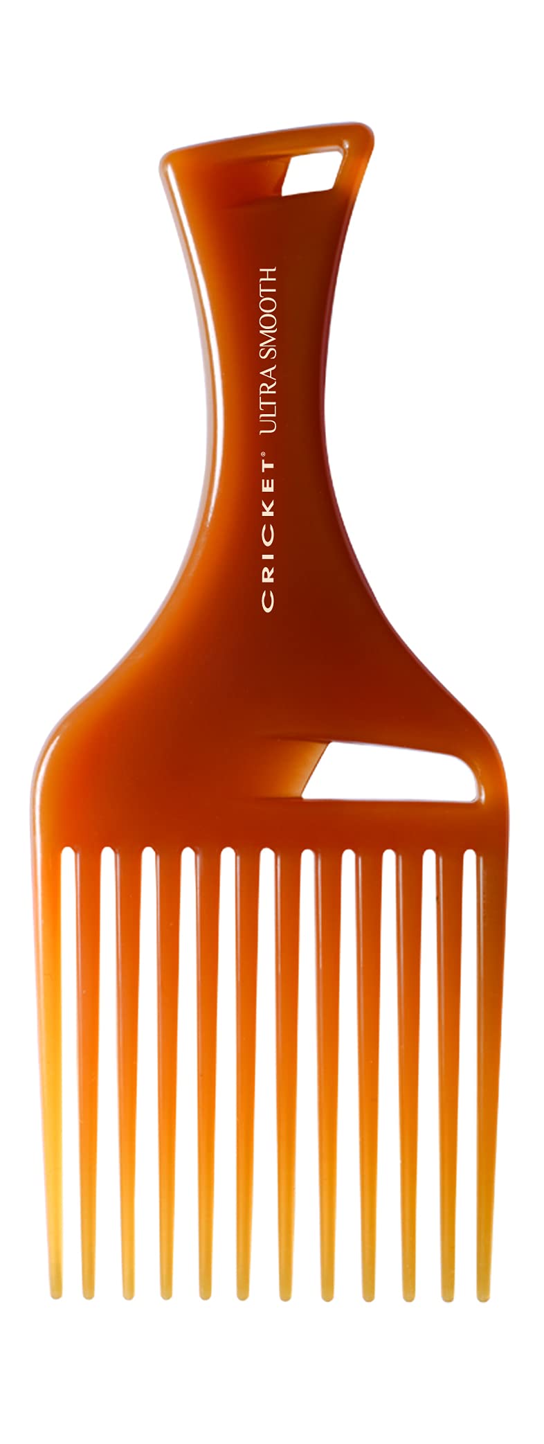 Cricket Ultra Smooth Hair Pick closeup shows root lift for voluminous styles