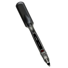 CROC Classic Nano-Titanium Flat Iron plates close-up showing smooth glide and moisture sealing for shine.
