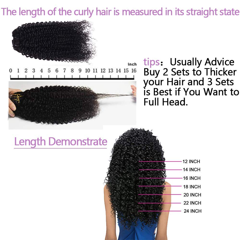 Croocco Curly Clip-In Extension natural color ready for dye-free look.