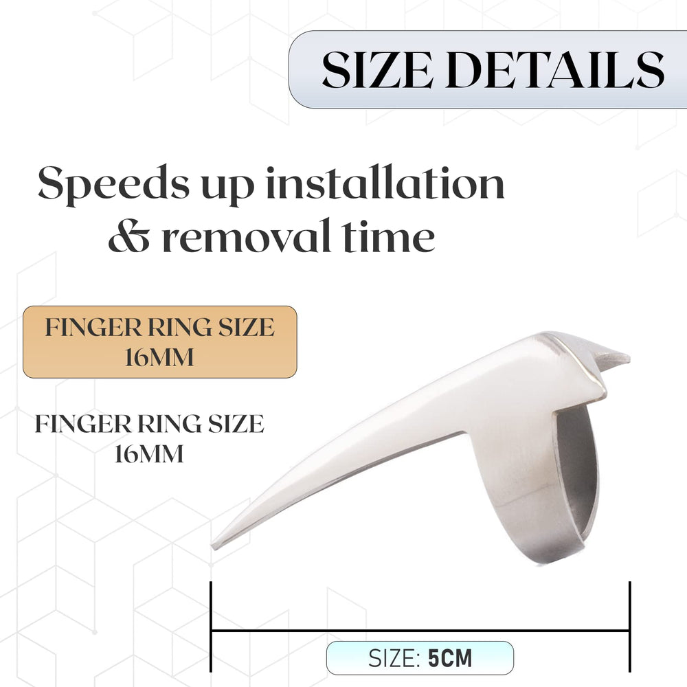 Cross Edge Pro micro beads extensions usage for quick, tidy sectioning.