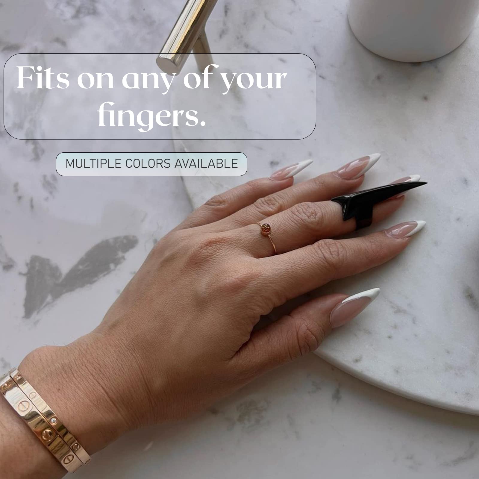 Cross Edge Pro worn-on-finger view shows quick-access tool for efficient parting, saving time.