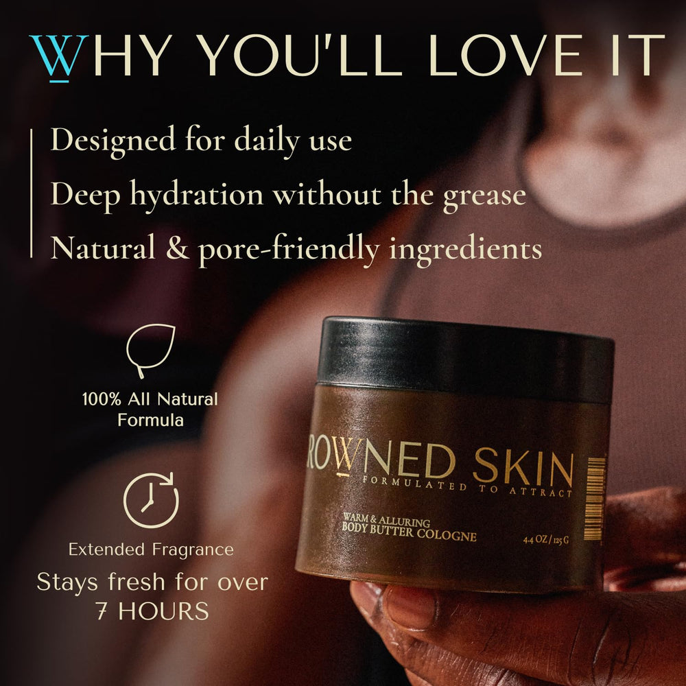 Crowned Skin Reign bergamot and pink pepper notes for fresh nautical vibe.