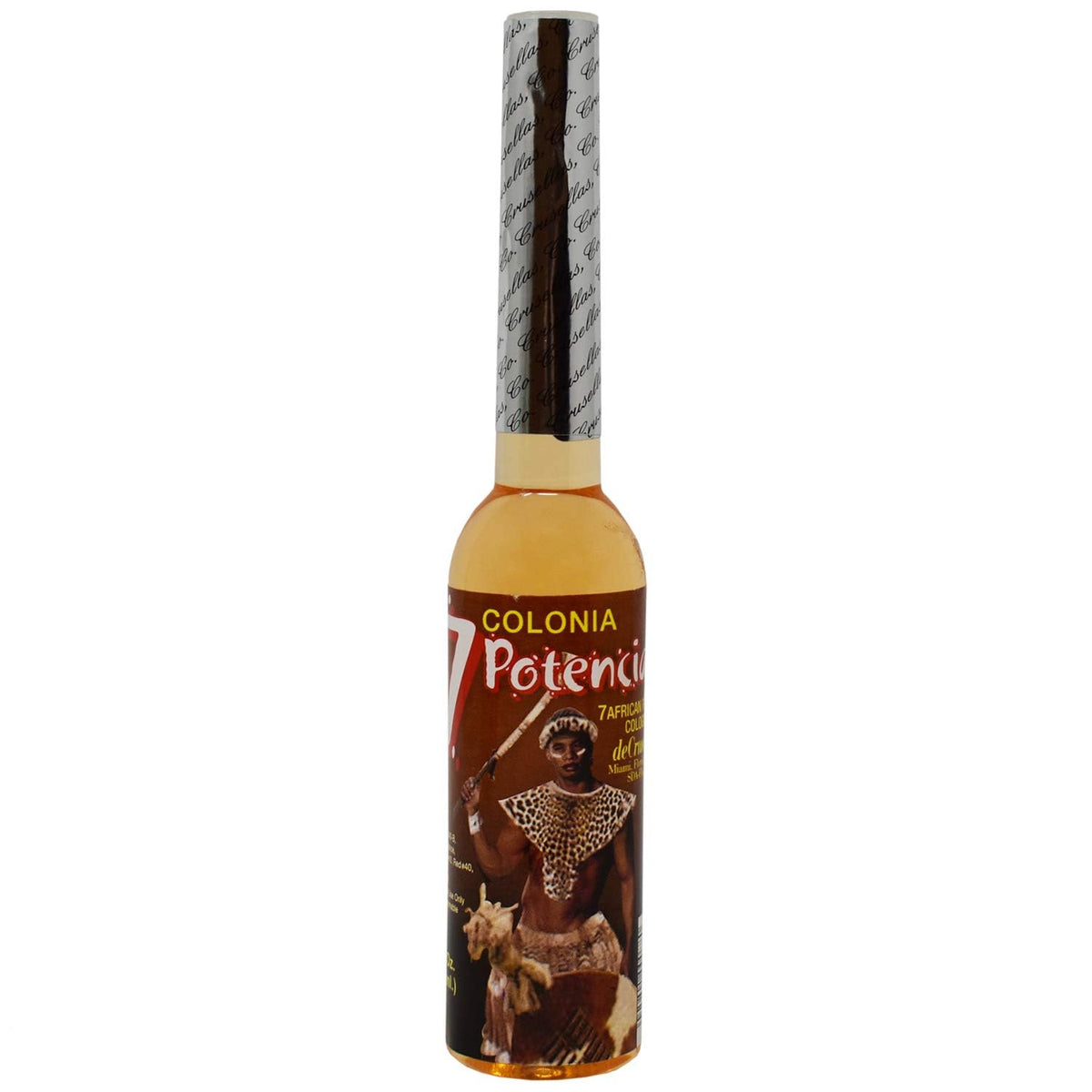 Crusellas 7 African Powers Cologne bottle for daily rituals and mood enhancement