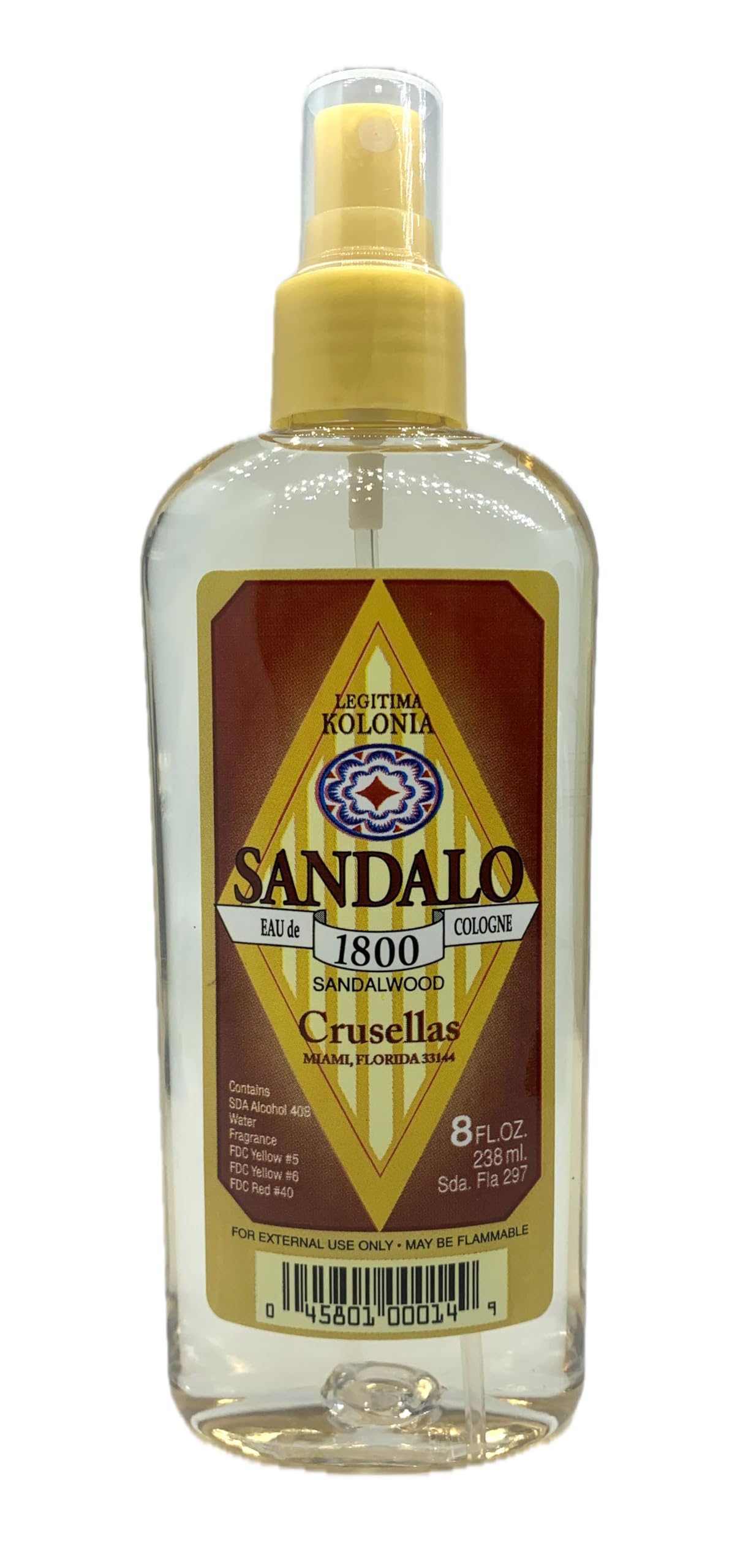 Crusellas Legitima Kolonia 1800 Sandalwood bottle pour captures warm, grounding aroma