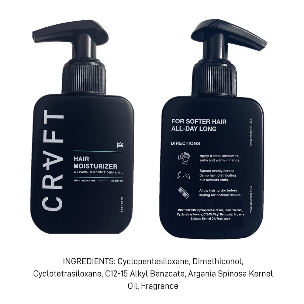 Hair Craft Co. CRVFT conditioner tube packaging ready for daily use