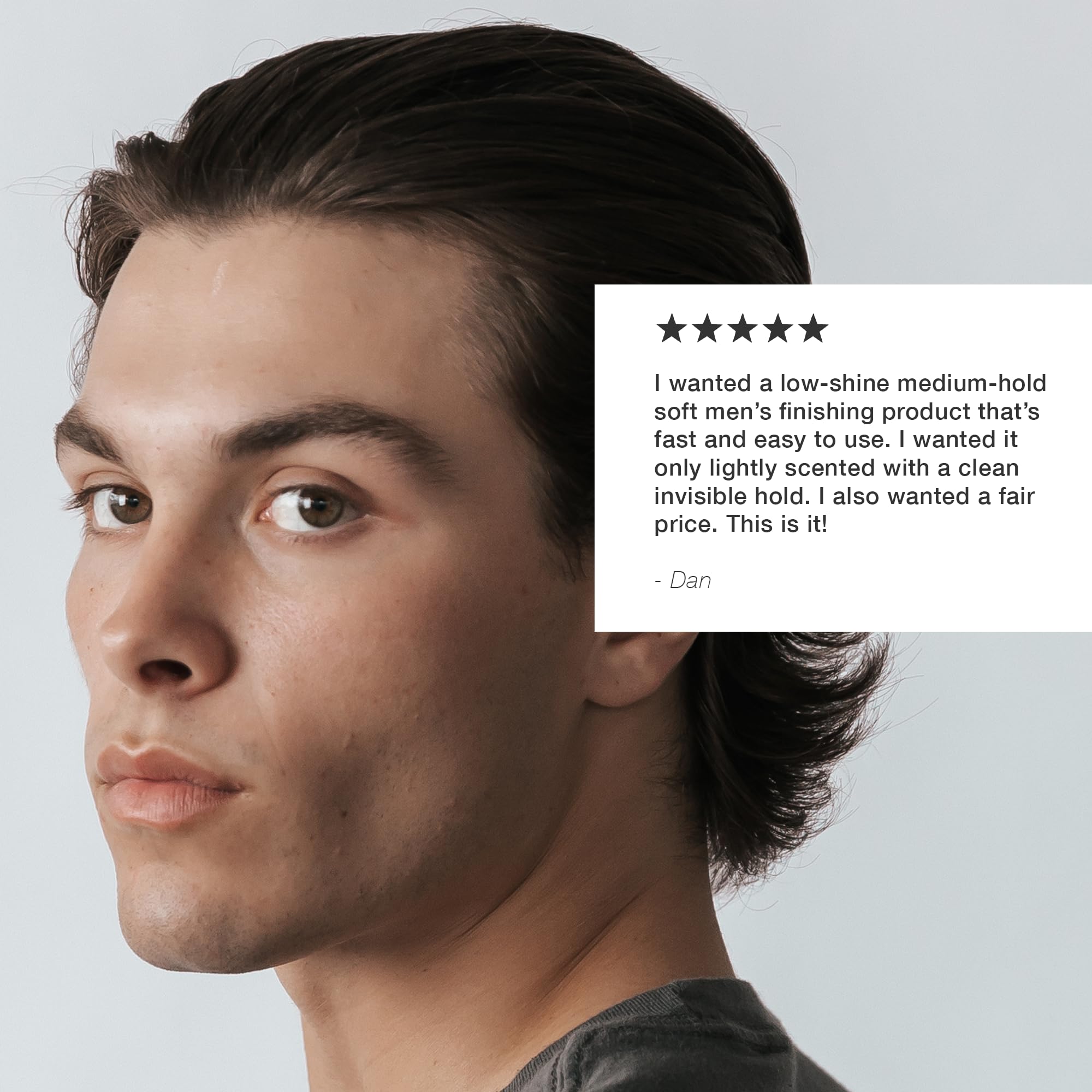 Hair Craft Co. CRVFT smooth application video highlights clean finish without residue.