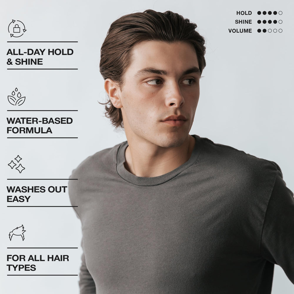 Hair Craft Co. CRVFT water-based formula cleans out easily after use.