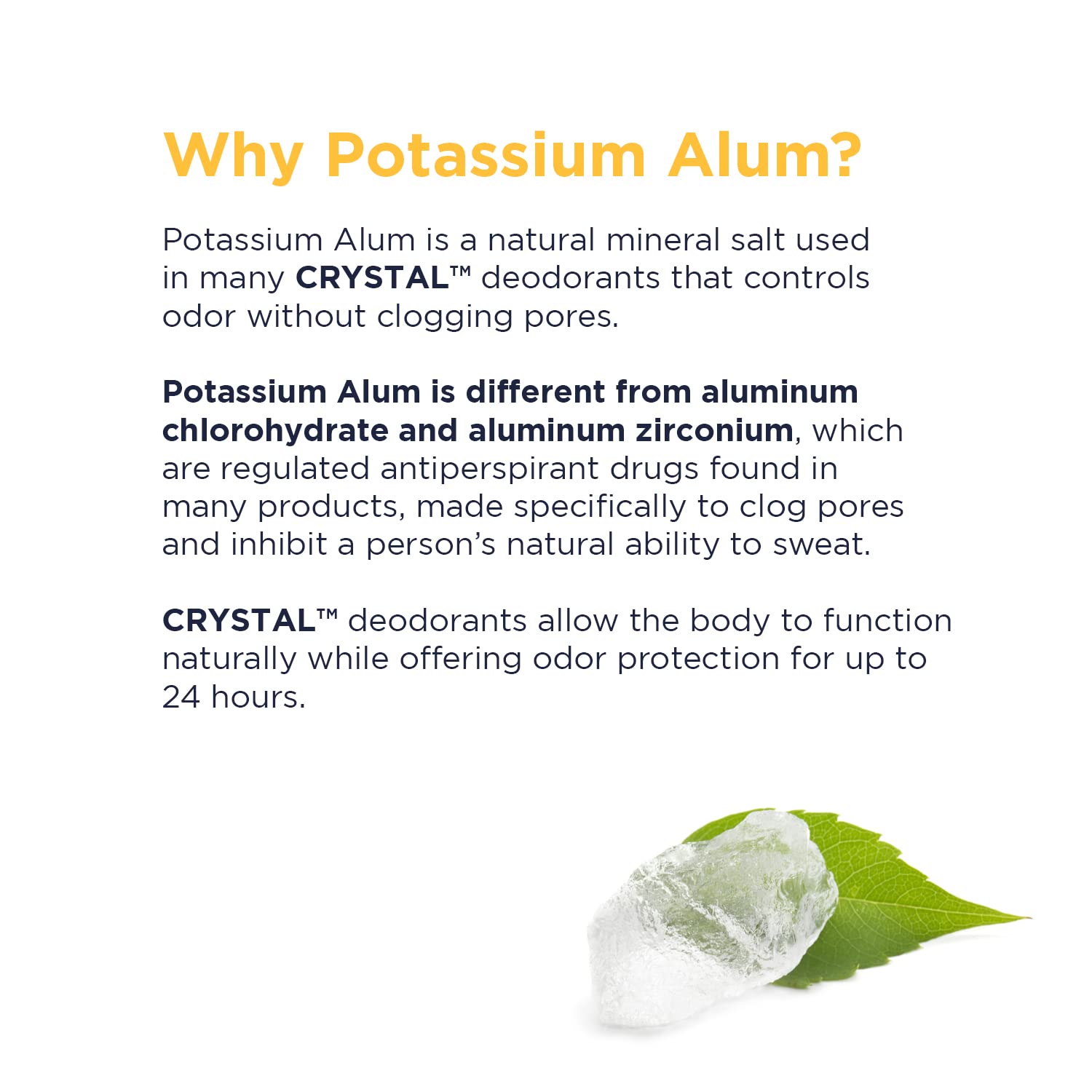 Crystal Essence all-over body deodorant spray application on skin for everyday freshness.