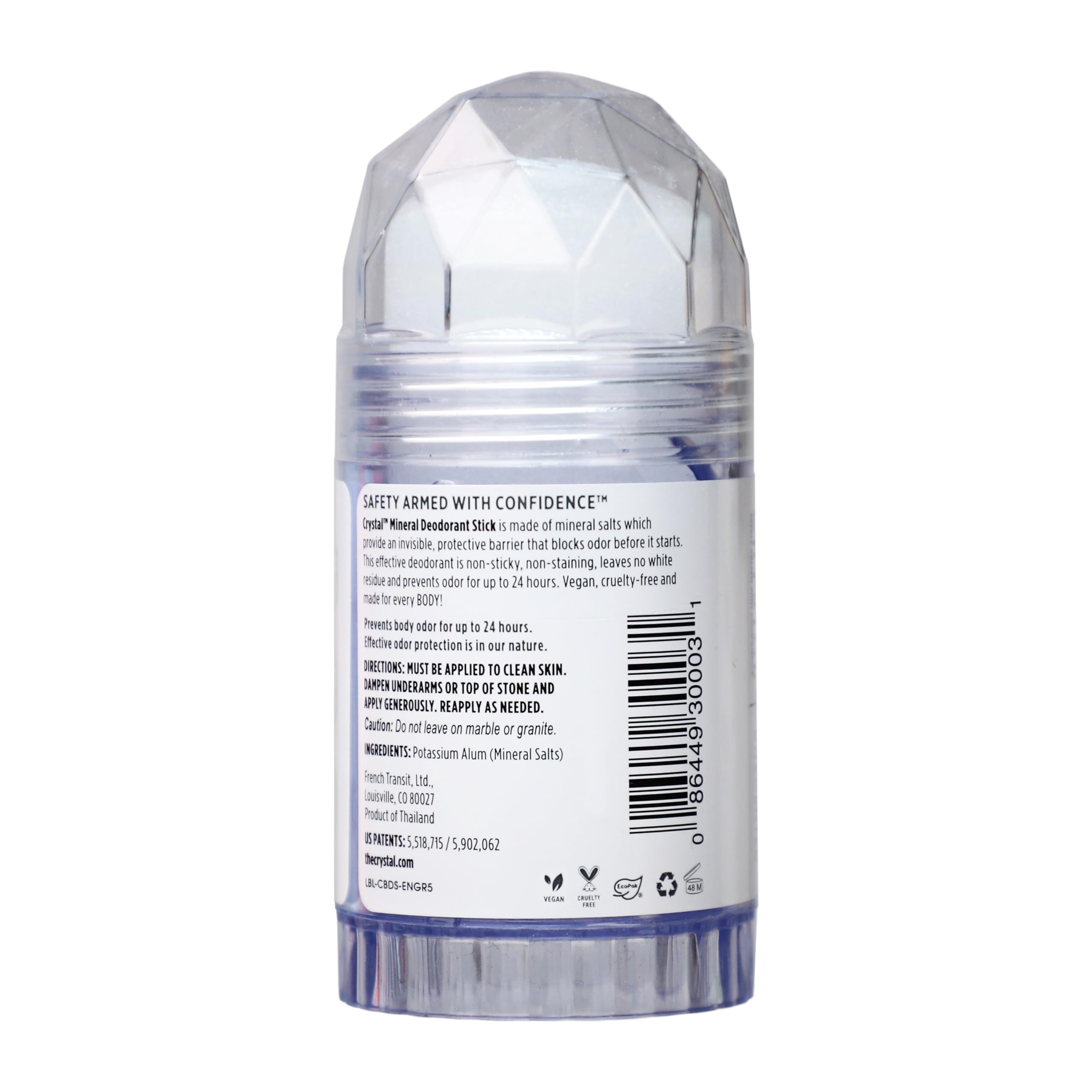 Crystal Essence Clean Label Purity Award logo underscores safe ingredient commitments.