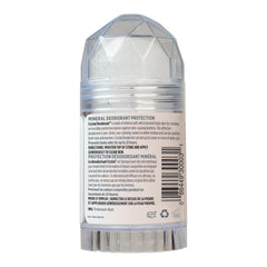 Crystal Essence deodorant stick close-up focusing on non-staining formula.