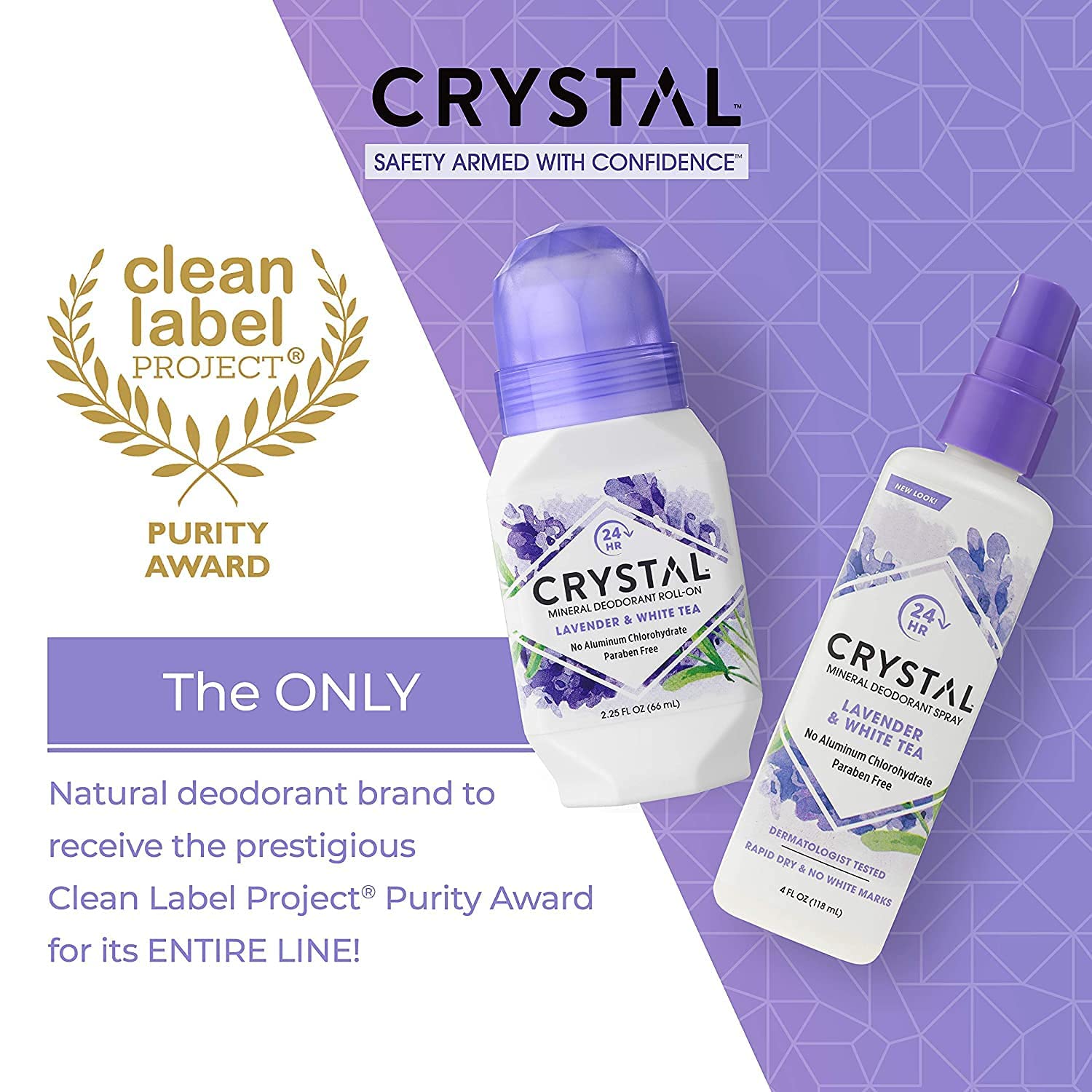 Crystal Essence scent preview lavender-white-tea for a relaxing ritual
