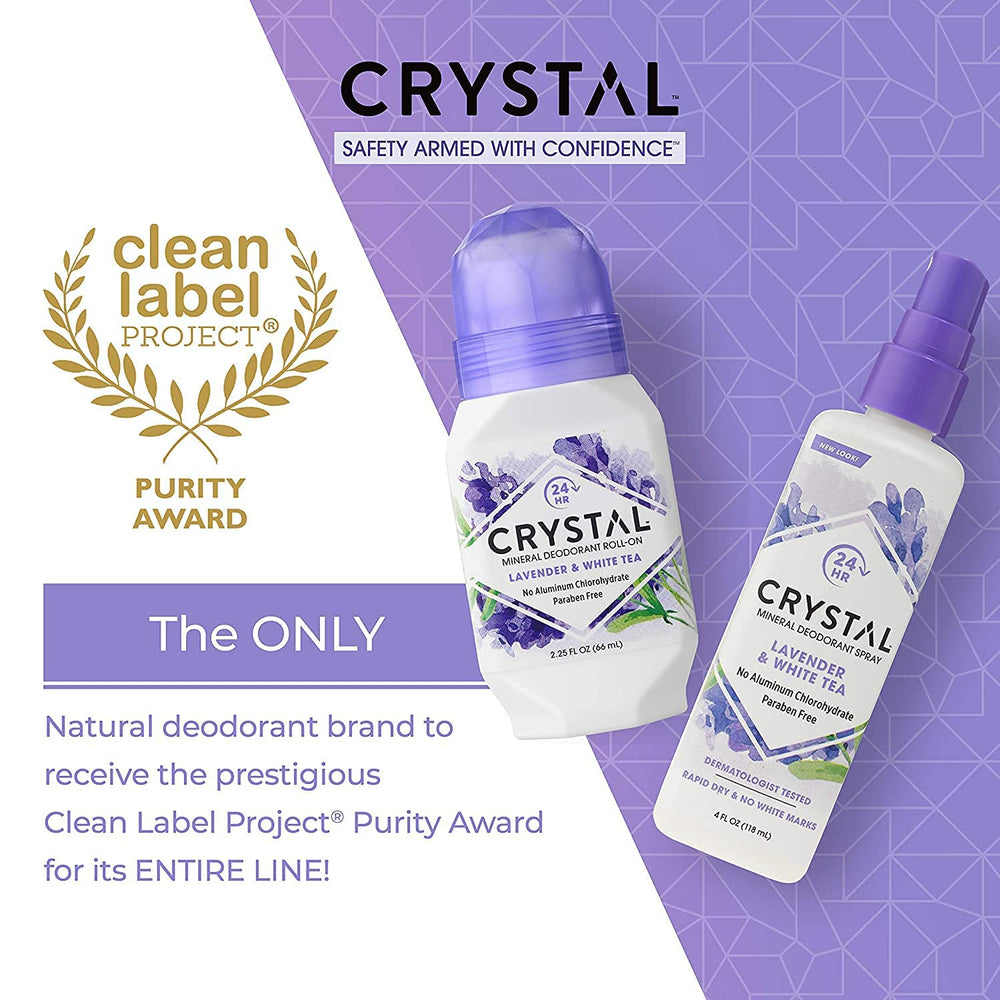 Crystal Essence scent preview lavender-white-tea for a relaxing ritual