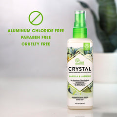Crystal Essence spray-action image demonstrates fast-drying, residue-free protection.