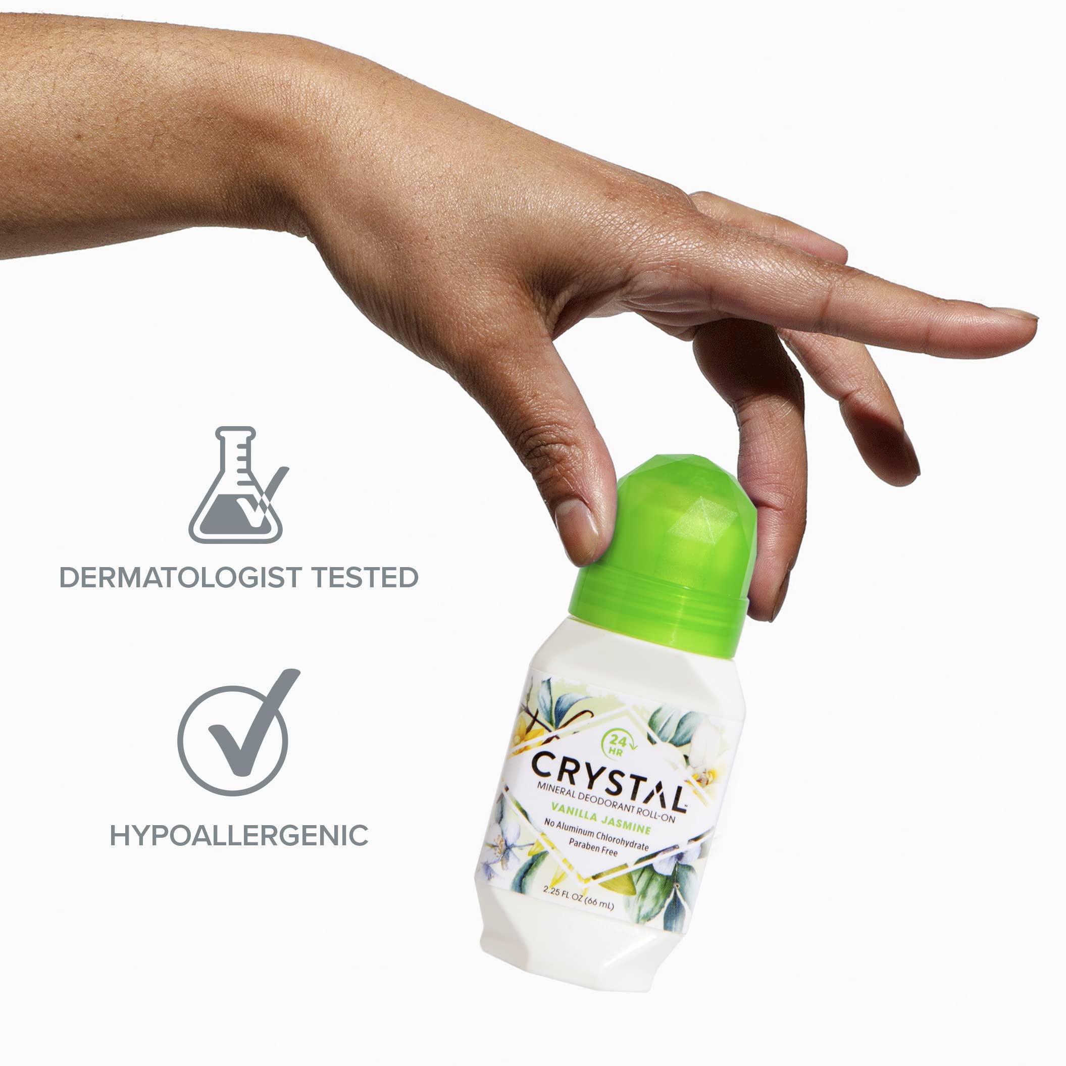 Crystal Essence vegan cruelty-free logo signaling ethical choice with clean ingredients