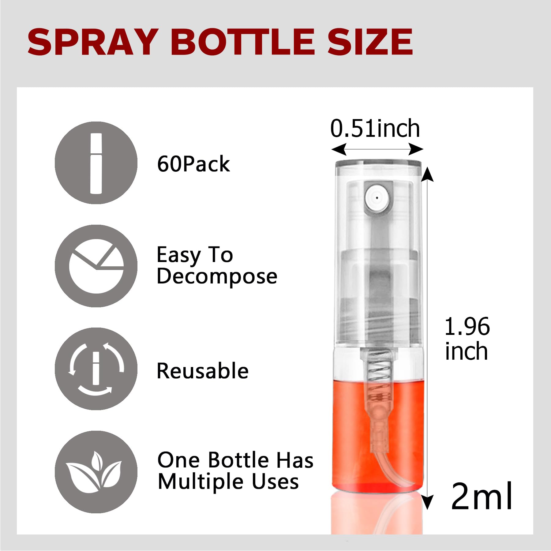 Csdtylh botella cristal recargable, diseño elegante y duradero.