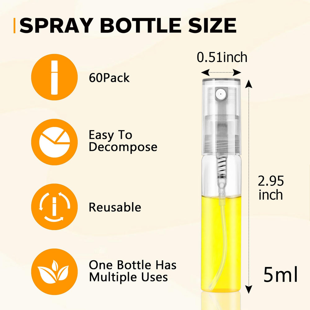 Csdtylh glass atomizer 5ml shows durable, leak-proof construction for perfumes.