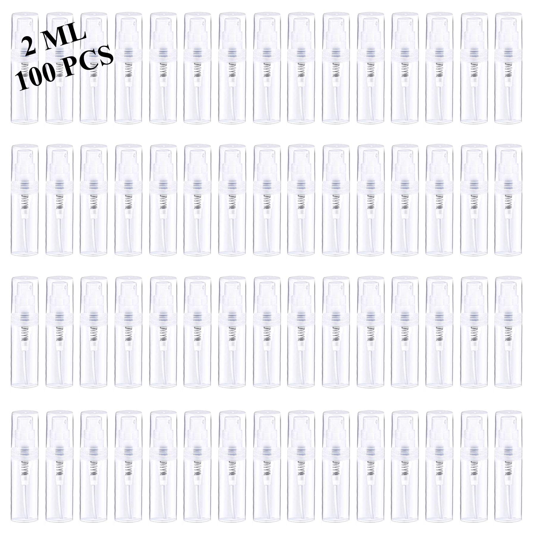 Csdtylh mini spray bottle 2ml clear shows compact travel-ready design for fragrances.