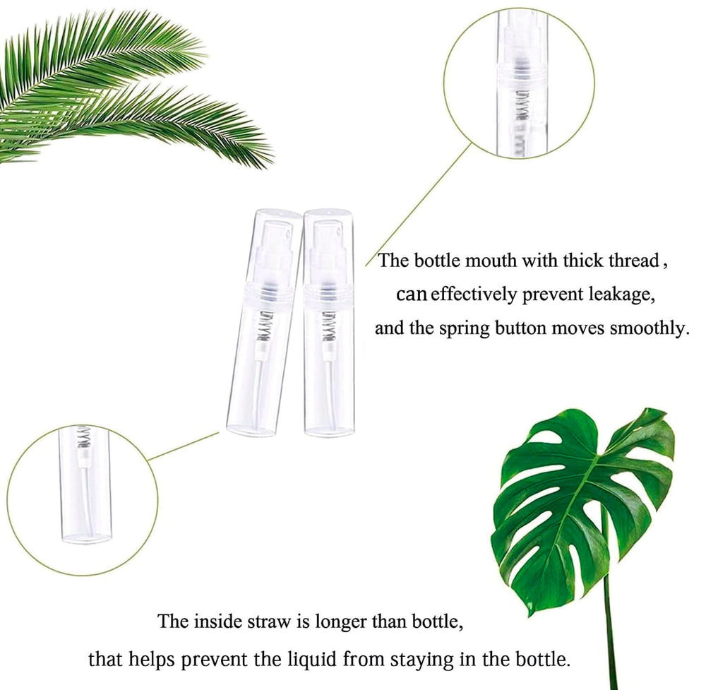 Csdtylh mini spray bottle nozzle image emphasizes fine mist atomizer for even application.
