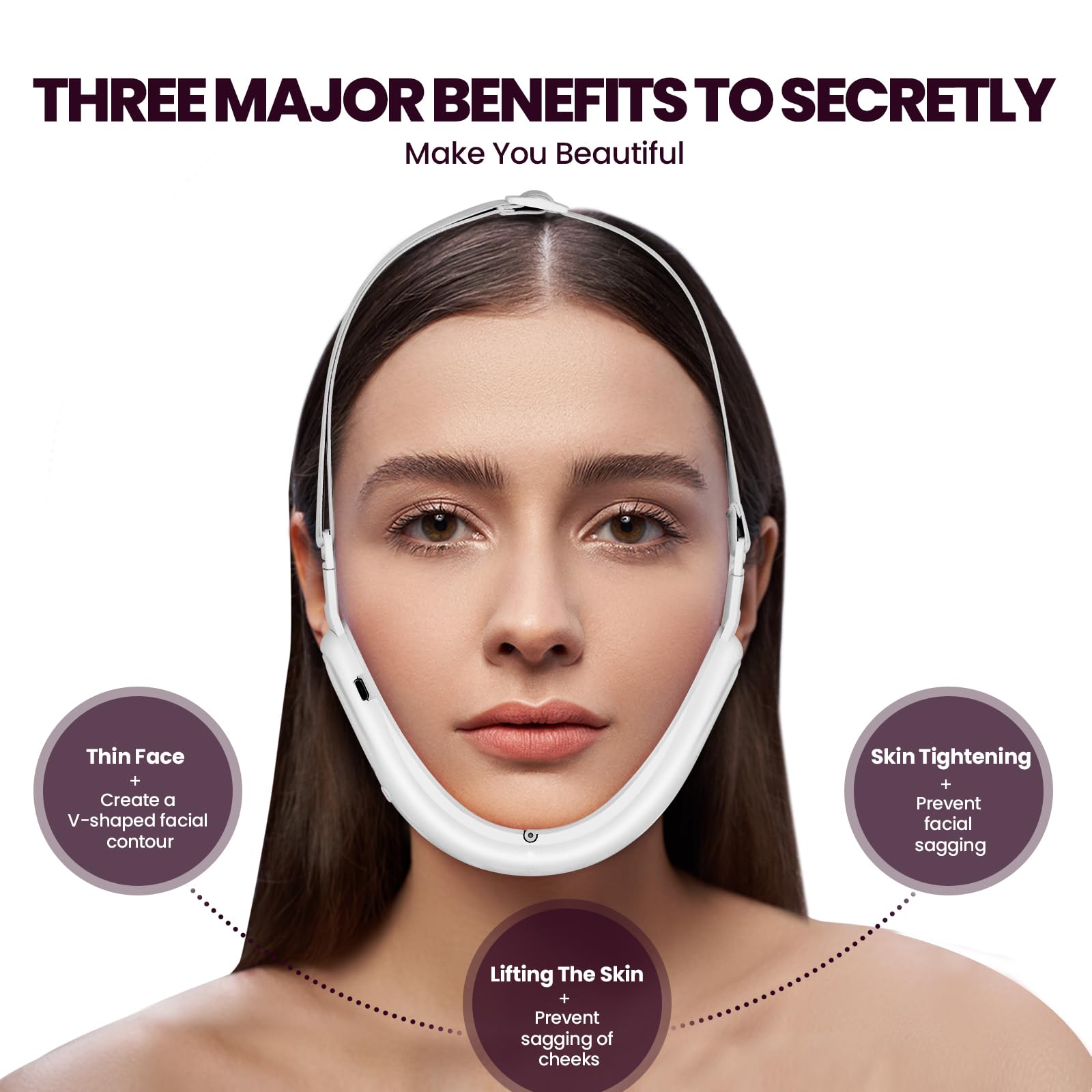 Cteart V-Face machine with ergonomic design for comfortable home use
